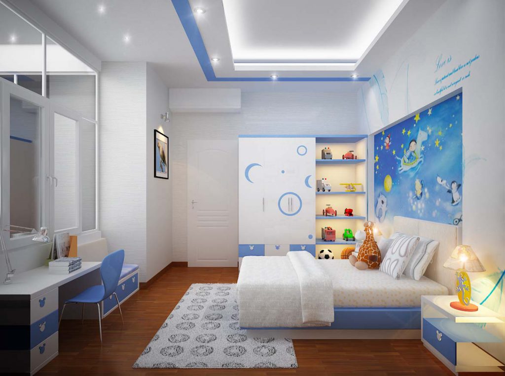 thiết kế phòng ngủ bé trai Hải Phòng