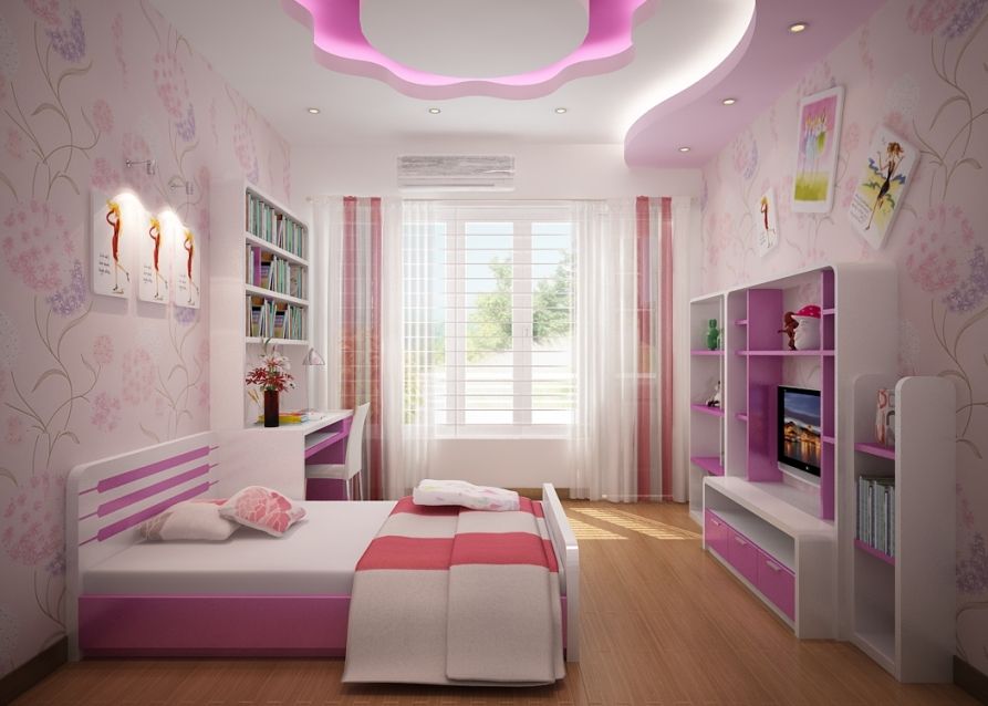 Phòng ngủ dành cho bé gái