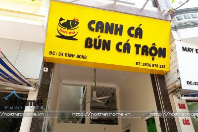 Thiết kế nội thất quán ăn Hải Phòng