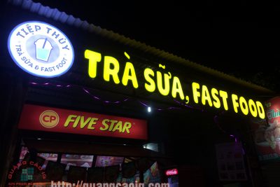 biển quảng cáo quán trà sữa đẹp